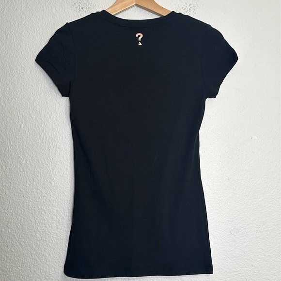Guess Black Short Sleeve Top Size XSmall Womens NWT - Picture 2 of 9